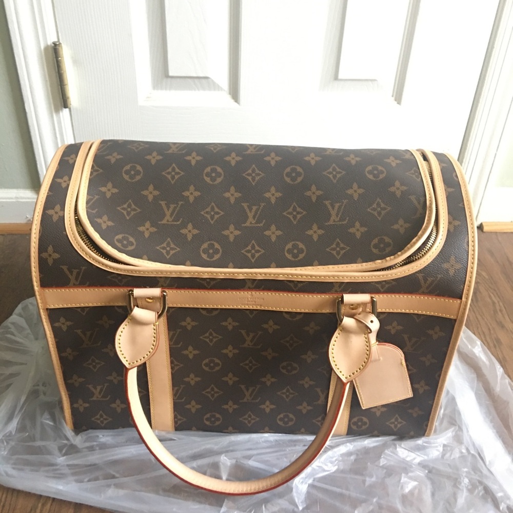 Louis Vuitton Monogram Sac Chien 40 Pet Carrier